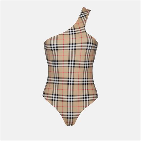 Maillot de bain à carreaux BURBERRY pour femme .